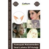 Özel Üretim Kostüm Aksesuar Cosplay Parti Gerçekçi Yumuşak Malzemeden İmal Lateks Elf Kulağı 1 Çift