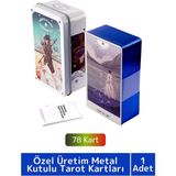 Özel Üretim Kutulu Beyaz Numen Tarot Pdf Kılavuzlu Kitap Divination Kader 78 Adet Tarot Kartı