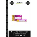 Özel Üretim Meditasyon Aromaterapi Doğal Koku Deepıka Medıtatıon Aromalı Çubuk Tütsü 15 Gr