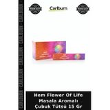 Özel Üretim Meditasyon Doğal Koku Hem Flower Of Life Masala Aromalı Çubuk Tütsü 15 Gr