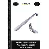 Özel Üretim Metal Sağlam Yerli İmalat Eğilmez Lüks Çelik Krom Kaplama Ayakkabı Çekeceği Kerata 50 Cm