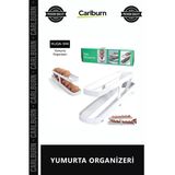 Özel Üretim Mutfak Buzdolabı İçi Şeffaf Plastik Saklama Kabı Raf Düzenleyici Sağlam Yumurta Organize