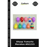Özel Üretim Müzik Aleti Ritim Eğitici Oyuncak Ahşap Yumurta Marakas Alk1215