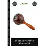 Özel Üretim Müzik Aleti Ritim Eğlence Coconat Marakas 3Dıarta-24