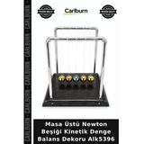 Özel Üretim Ofis Hediyesi Stres Giderici Masa Üstü Newton Beşiği Kinetik Denge Balans Dekoru Alk5396