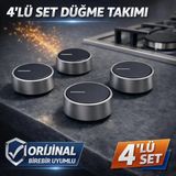 Özel Üretim Orjinal Kumtel Silverline Arçelik Beko Simfer Uyumlu Ankastre Ocak Fırın Düğmesi 4'lü Set - ozelyeni