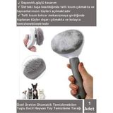 Özel Üretim Otomatik Tuşlu Kolay Temizlenebilen Masaj Etkli Kedi Köpek Tüy Toplayıcı Tarak Fırça