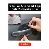 Özel Üretim Otomobil Kapı Yuvası Kapı Kolu Çizilme Aşınma Darbe Koruyucu Film 4'lü Set