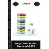 Özel Üretim Parti Eğlence Oyun Arkadaş Hediye Jenga Shot Bardak Oyunu Alk1493