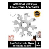 Özel Üretim Paslanmaz Çelik Çok Fonksiyonlu Alyan Tornavida Takımı Anahtarlık Konserve Açıcı