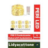 Özel Üretim Pedi Led Işıklandırma Dekoratif Aydınlatma Yeni Yıl Yılbaşı Çam Ağacı Ev Süsleme 5 Metre