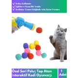 Özel Üretim Peluş Top Fırlatan Kedi Oyun Tabancası Seti