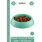 Özel Üretim Plastik Yerli Üretim Sağlam Dayanıklı Hijyenik Temizlenebilir Küçük Yuvarlak Mama Kabı
