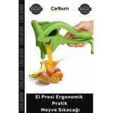 Özel Üretim Portakal Nar Elma Kivi Manuel Sıkma Aparatı El Presi Ergonomik Pratik Meyve Sıkacağı
