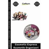 Özel Üretim Pratik Büzgülü Seyahat Makyaj Çantası Düzenleyici Cosmetic Express Kozmetik Organizeri