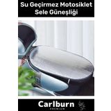 Özel Üretim Pratik Hafif Su Geçirmez Sızdırmaz Motosiklet Sele Koruma Güneşliği - 60 Cm X 35 Cm