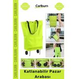 Özel Üretim Pratik Kompakt Katla Götür Doldur Getir Alışveriş Piknik Kamp Katlanabilir Pazar Arabası