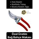 Özel Üretim Premium Bağ Ağaç Budama Makası Üzüm Bahçe Çiçek Gül Bitki Narenciye Eğri Dal Kesme Aleti