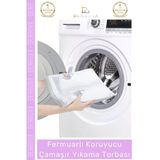Özel Üretim Premium Koruyucu Fermuarlı Leke Çıkartıcı Ayakkabı Çamaşır Yıkama Torbası Filesi - 2 Adet