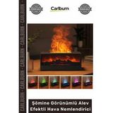 Özel Üretim Renkli Led Uzaktan Kumanda Modern Buhar Şömine Görünümlü Alev Efektli Hava Nemlendirici