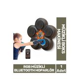Özel Üretim Rgb Müzikli Bluetooth Hoparlör Genç Yetişkin Boks Egzersiz Müzikli Boks Makinesi