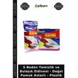 Özel Üretim S Beden Temizlik Ve Bulaşık Eldiveni - Doğal Pamuk Astarlı - Plastik