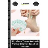 Özel Üretim Şeffaf Görünmez Ultra İnce Su Geçirmez Topuk Ayakkabı Vurma Önleyici Bant Seti 10 Adet