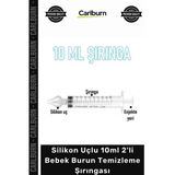 Özel Üretim Silikon Uçlu 10Ml Hijyenik Nazal Aspiratör Takımı 2'Li Bebek Burun Temizleme Şırıngası