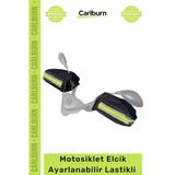 Özel Üretim Sıvı Geçirmez Ayarlanabilir Lastikli Tüm Modellerle Uyumlu Rüzgar Motosiklet Elcik