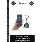 Özel Üretim Siyah Akıllı Anahtarlık Cüzdan Takibi İtag Gps Takip Cihazı Apple Bul Find My Uyumlu