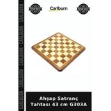 Özel Üretim Strateji Masa Oyunu Hobi Salon Eğlence Klasik Ahşap Satranç Tahtası 43 Cm G303a