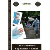 Özel Üretim Su Geçirmez Kapüşonlu Çıtçıtlı Standart Boy Kullan At Tek Kullanımlık Yağmurluk 1 Adet