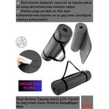 Özel Üretim Su Geçirmez Taşıma Askılı Çift Taraflı Kamp Zemin Çadır Uyku Matı Yer Minderi 10 mm