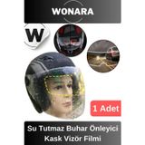 Özel Üretim Su Tutmaz Buhar Önleyici Yağmur Kaydırıcı Kask Vizör Filmi Bisiklet Motosiklet Uyumlu
