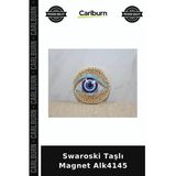 Özel Üretim Süslü Hediyelik Dekoratif Şık Swaroski Taşlı Magnet Alk4145