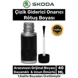 Özel Üretim Suya Dayanıklı Skoda Marka Uyumlu Çizik Taş Izi Giderici Onarıcı 40ml Oto Rötuş Boyası