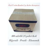 Özel Üretim Tahta Ahşap Bambu Çay Kahve Karıştırıcı Çubuk Kaşık 11 Cm 400 Adetlik 24 Paket Koli