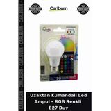 Özel Üretim Tasarruflu Ekonomik Dekoratif 9W Uzaktan Kumandalı Led Ampul Rgb Renkli E27 Duy