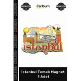 Özel Üretim Turistik Hediyelik Hatıra Şehir Galata Kulesi Tasarım İstanbul Temalı Magnet 1 Adet