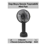 Özel Üretim Usb Şarjlı 3 Kademeli Sessiz Taşınabilir Mini Fan Pervaneli Soğutucu Küçük Vantilatör