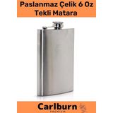 Özel Üretim Uzun Süre Soğuk Tutan Paslanmaz Çelik 6 Oz Tekli İçecek Matara Şişesi