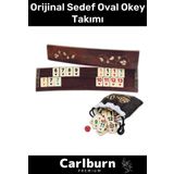 Özel Üretim Vip Büyük Boy Istakalı Eğlence Hobi Oyun 101 Ağaç Orijinal Sedef Oval Okey Takımı