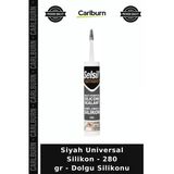 Özel Üretim Yapıştırıcı Yalıtım Mastik Hobi Siyah Universal Silikon - 280 Gr - Dolgu Silikonu