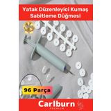Özel Üretim Yorgan Kılıfı Çarşaf Tutucu Sabitleyici Yatak Düzenleyici Kumaş Sabitleme Düğme 96 Adet