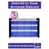 Özel Üretim Yükseltmiş Güç Çift Florasan Elektrikli Uv Zincirli Askılı Sinek Sivrisinek Öldürücü