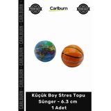 Özel Üretim Yumuşak Esnek El Egzersiz Masaj Baskılı Küçük Boy Stres Topu Sünger 6.3 Cm 1 Adet