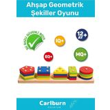 Özel Üretim Zeka Geliştirici Eğitici Kişisel Gelişim Çocuk Ahşap Geometrik Şekiller Oyunu