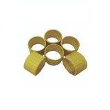 Özel Yapım 6'lı Gold Simli Peçete Yüzüğü Masa Dekorasyon Peçete Halkası Gold Simli Yüzük