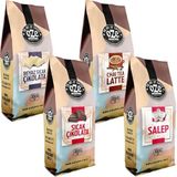 Ozeline 4'lü 1 kg Sıcak Çikolata + Beyaz Sıcak Çikolata + Chai Tea Latte + Salep