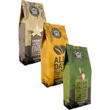 Ozeline Aromalı Filtre Kahve Tanışma Seti 3x250 g (Irish Cream, All Day Blend, Vanilya)